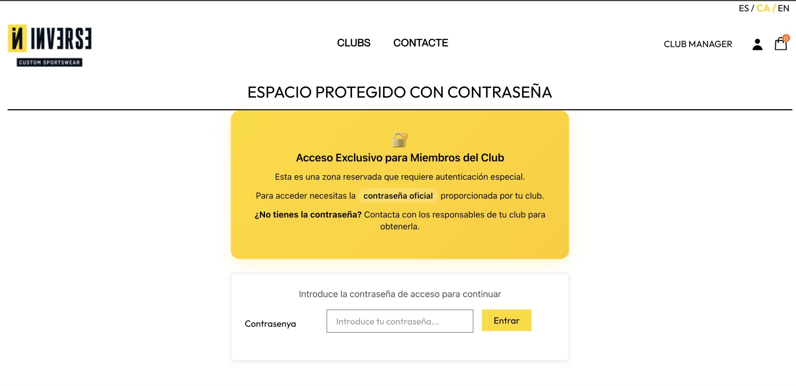 Screenshot botiga clubInter
